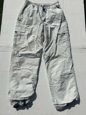 Vintage Sessions Men's Terrain Snowboard Cargo Pants White Size XL